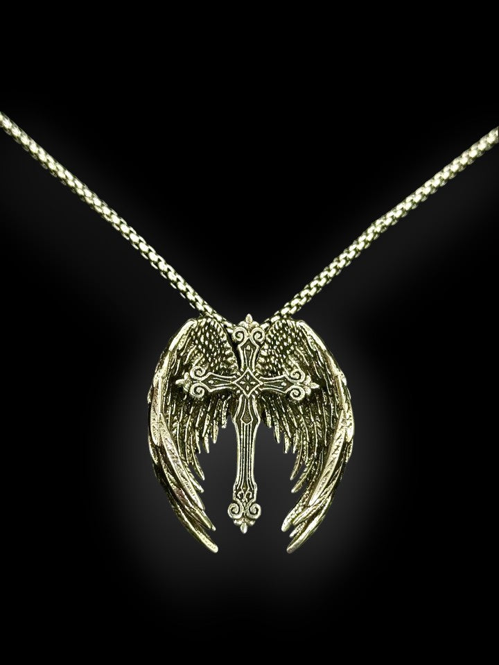 Blessora® Angel Wings Cross Pendant